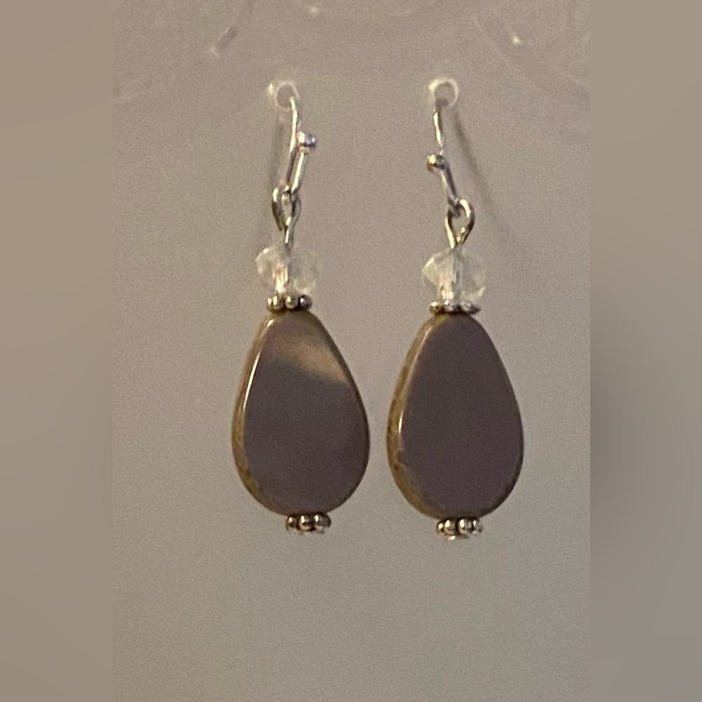 NEW Czech teardrop earrings